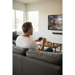 Joopin Lennon Round Blue Light Blocking Gaming/TV Glasses (E4056)